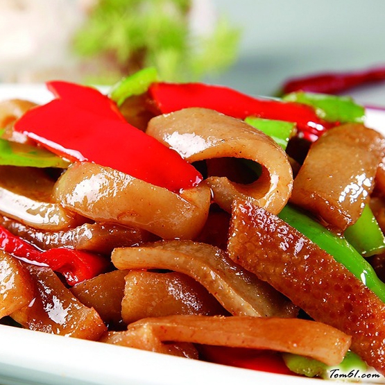 小炒猪皮的做法