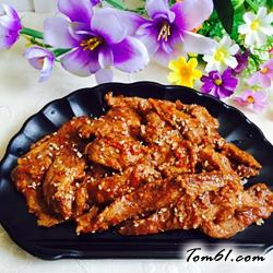 孜然羊肉片的做法