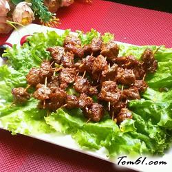 孜然牙签牛肉的做法