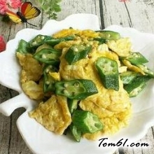 黄秋葵炒鸡蛋的做法