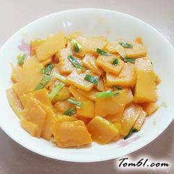 香葱南瓜的做法