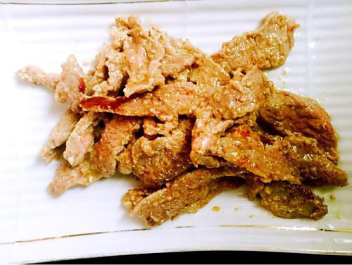 【孜然羊肉片】