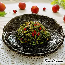 素炒长豆角丁的做法