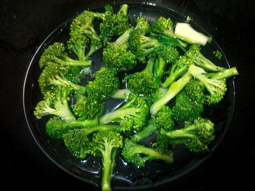 【烧肉炒西兰花】