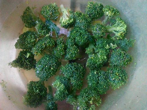 【烧肉炒西兰花】