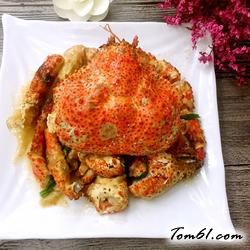 葱姜炒鳕蟹的做法