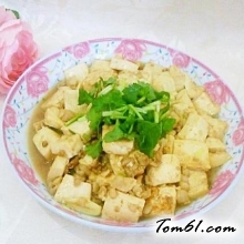 肉沫炖豆腐的做法