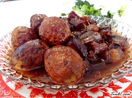 【虎皮蛋烧肉】