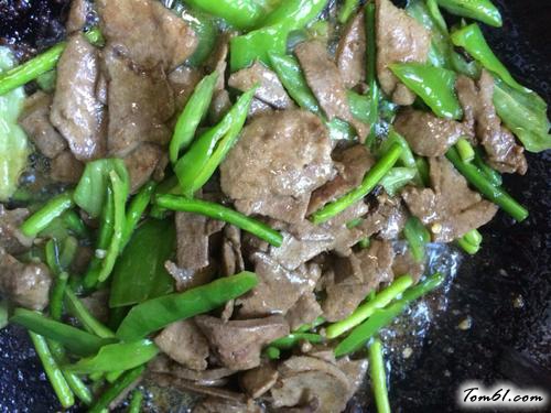 【青椒炒猪肝】