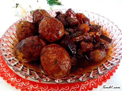 【虎皮蛋烧肉】