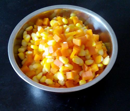 【玉米炒胡萝卜丁】