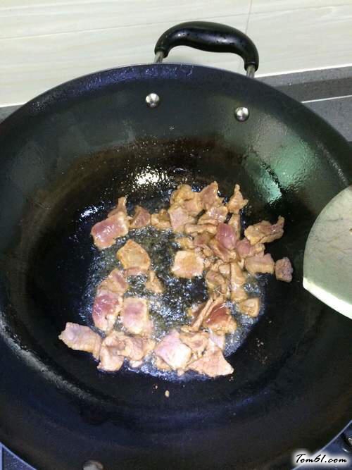 【凉薯炒肉片】