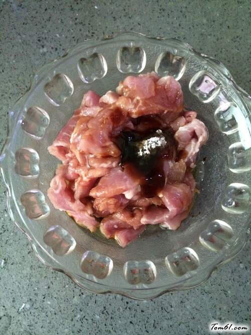 【凉薯炒肉片】