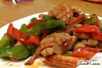 减肥的美味家常菜——爆炒鱿鱼的做法