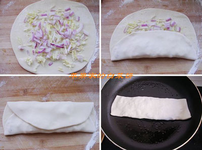 懒人白菜饼，适合懒人的煎白菜饼做法图片2