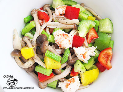 橄榄油拌杂菜，营养特丰富的家常凉拌菜