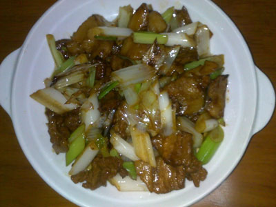 葱爆肉片好吃的关键是猛火快炒