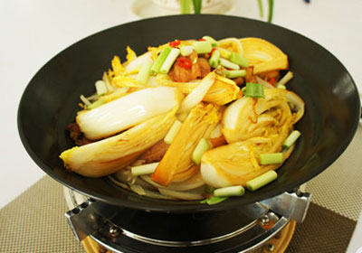 干锅娃娃菜怎么做香甜鲜辣五味俱全