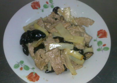 笋片炒肉片的简单私房做法，笋片炒肉片怎么