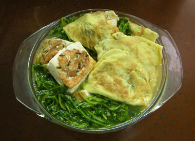 蛋饺及豌豆苗烩蛋饺的做法，豌豆苗怎么烩蛋