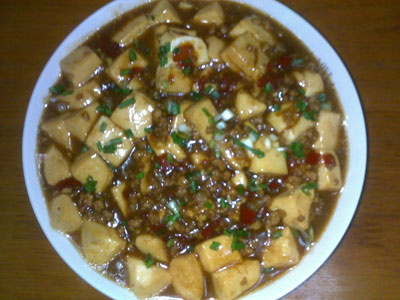 肉末辣豆腐，内酯豆腐的私房简单吃法