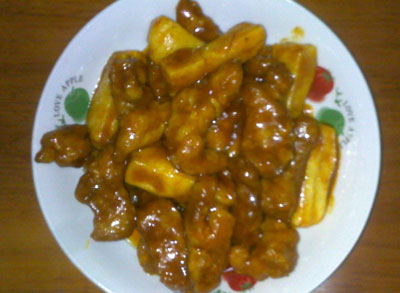 怪味排骨年糕，排骨年糕的私房做法