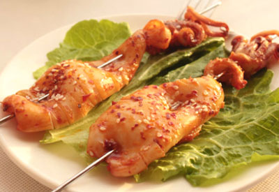 烤新鲜小鱿鱼的私房做法，烤鱿鱼怎么腌好吃