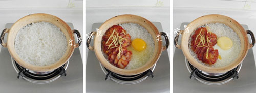 私房腊味煲仔饭怎么做色香味俱全图片2