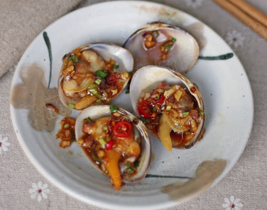 白灼黄蚬子，贝类小海鲜最惹味的吃法