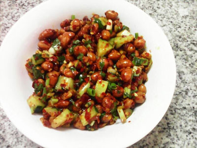 花生米凉拌黄瓜的私房做法