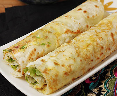 分享一种鸡蛋灌饼的私房做法