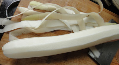 私房萝卜皮酱菜的做法，如何用萝卜皮做酱菜图片2