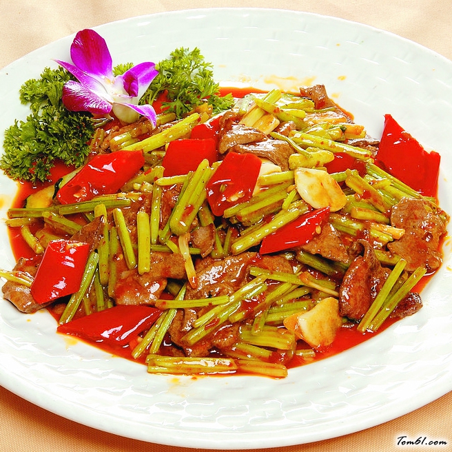 爆炒猪肝的做法