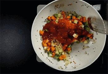 【咖喱饭】翻炒