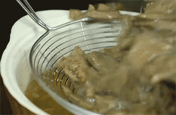 【爆炒猪肝】捞出