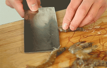 【椒盐虾】处理虾