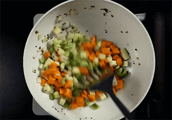 【咖喱饭】翻炒