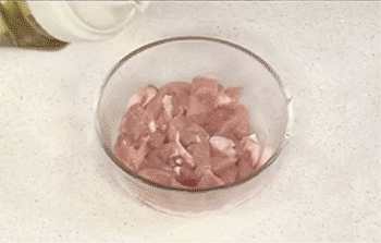 【豆角炒肉】腌