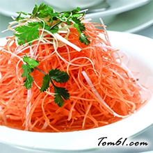 凉拌胡萝卜丝的做法