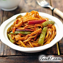 豆角焖面的做法
