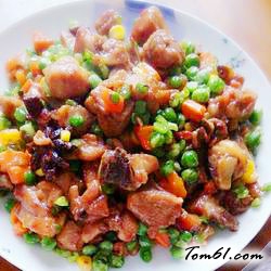 豌豆炒鸡块的做法