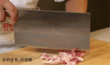 【豆角焖面】切片