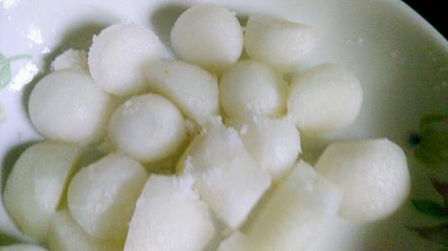 【肉丸子包白萝卜】