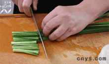 【炒面】韭菜切段