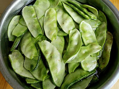 【干锅扁豆鸡蛋】