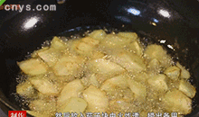 【豆腐焖茄子】油炸