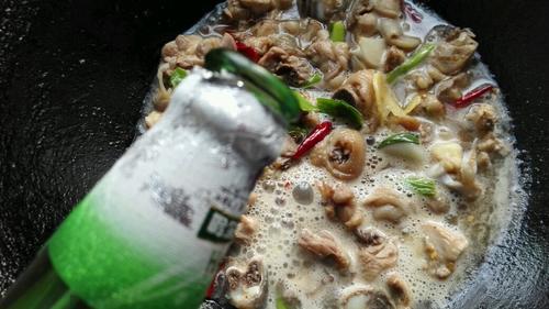 【鸡丁炒毛豆】