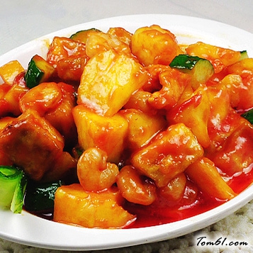 菠萝豆腐的做法