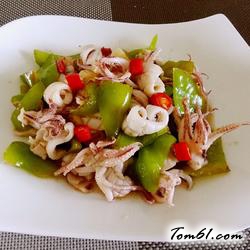 辣炒小鱿鱼的做法