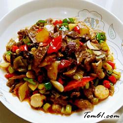 酸辣鸡肝胗的做法